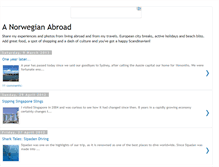 Tablet Screenshot of anorwegianabroad.com